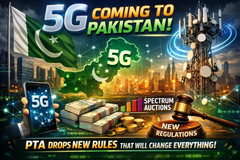 5G Coming to Pakistan: PTA Drops New Rules That Will Change Everything