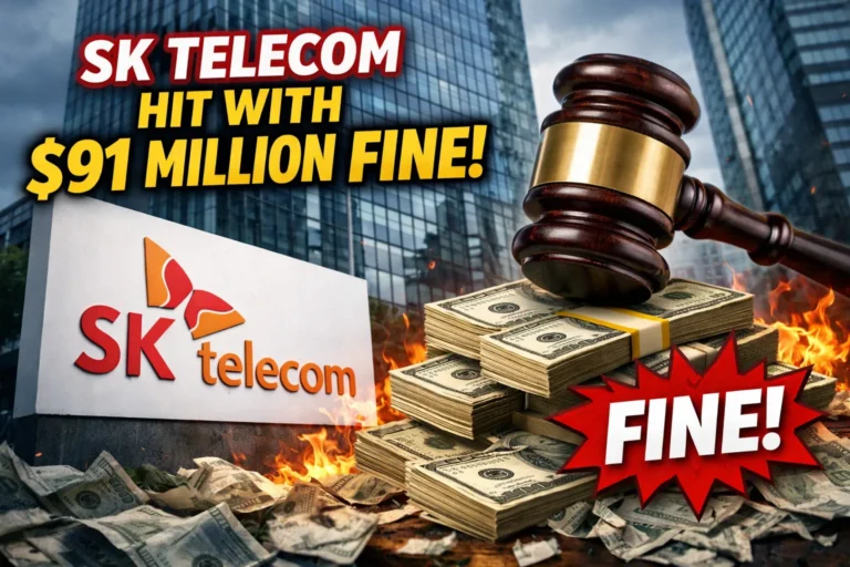 SK Telecom Just Got Hit With a $91 Million Fine