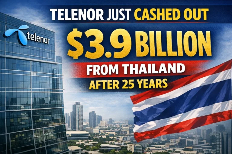 Telenor Just Cashed Out $3.9 Billion From Thailand After 25 Years