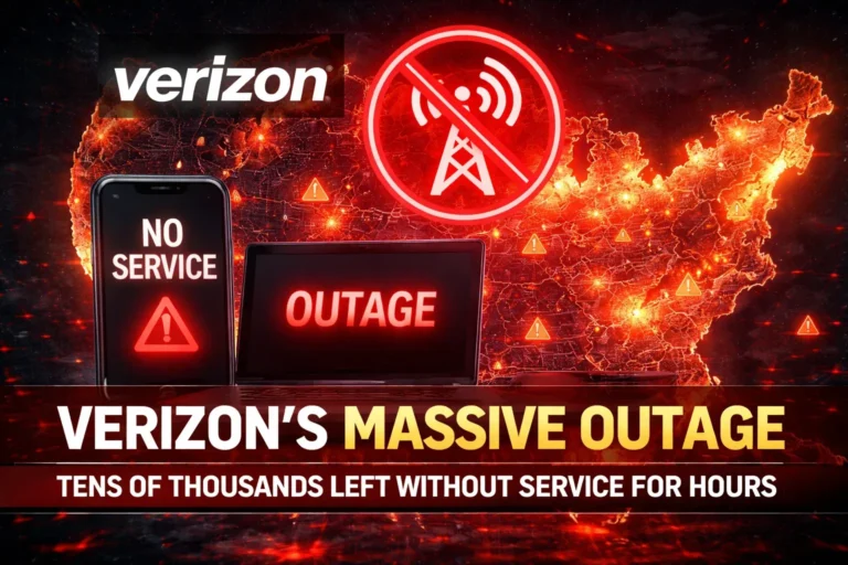 Verizon Massive Outage: Tens of Thousands Left Without Service for Hours