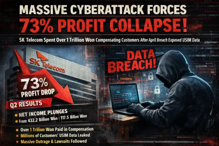 Data Breach Destroys SK Telecom Profits by 73 Percent
