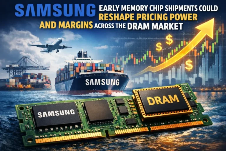 Samsung Early Memory Chip Shipments Could Reshape Pricing Power and Margins Across the DRAM Market